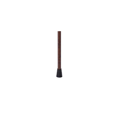 Contera de caucho para muleta diámetro 22 cm, color negro